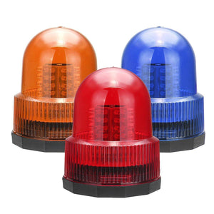 Planet Gates 12V Car Magnetic Beacon Rotating Revolving Strobe Flash Warning Alarm LED Light Roadway Safety