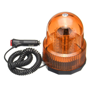 Planet Gates 12V Car Magnetic Beacon Rotating Revolving Strobe Flash Warning Alarm LED Light Roadway Safety