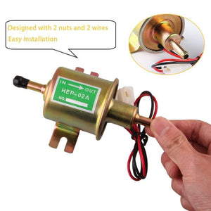 Planet Gates 12V Electric Fuel Pump Low Pressure Bolt Fixing Wire Metal Gasoline Petrol Diesel Oil Pumps For Car Motorcycle