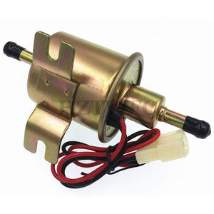 Planet Gates 12V Electric Fuel Pump Low Pressure Bolt Fixing Wire Universal Diesel Petrol Gasoline HEP-02A For Car Carburetor Motorcycle ATV