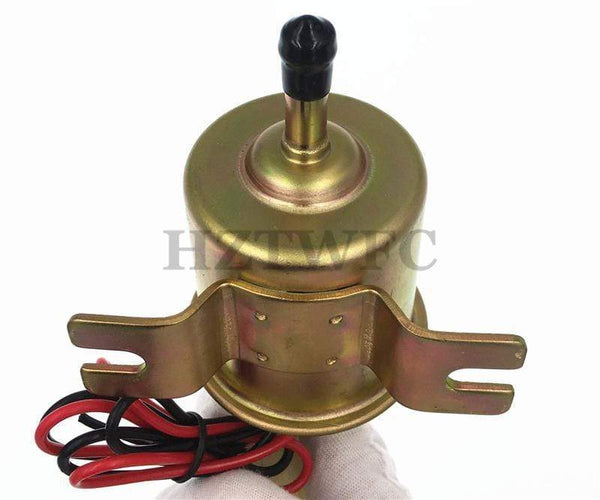 Planet Gates 12V Electric Fuel Pump Low Pressure Bolt Fixing Wire Universal Diesel Petrol Gasoline HEP-02A For Car Carburetor Motorcycle ATV
