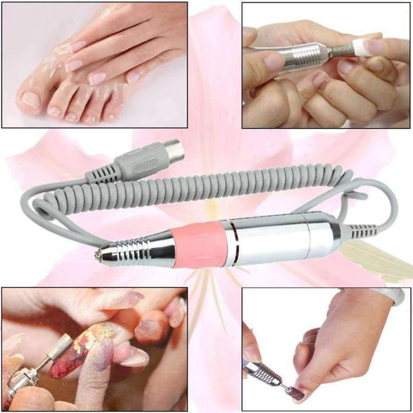 Planet Gates 12V Electric Nail Drill Pen Pro Low Noise Pedicure Manicure Machine mill File Polish Nail Art Tool Cutter For Manicure