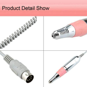 Planet Gates 12V Electric Nail Drill Pen Pro Low Noise Pedicure Manicure Machine mill File Polish Nail Art Tool Cutter For Manicure