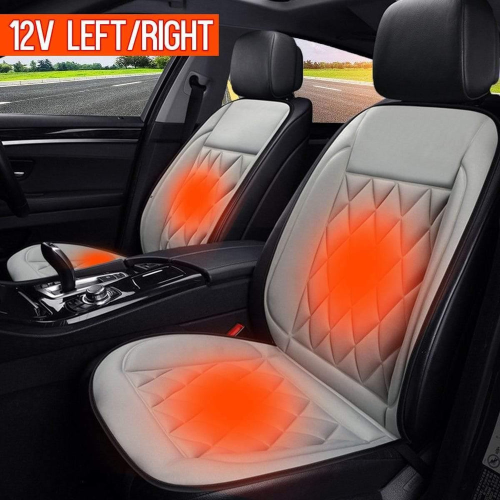 Planet Gates 12V Heated Car Seat Covers Cushion Universal Seat Heater for Winter Heating Thermal Seatpad Auto Accessories
