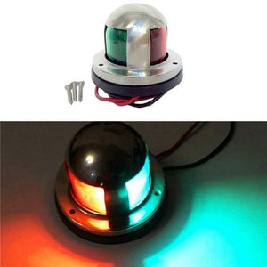Planet Gates 12V Stainless Steel Marine boat Yacht LED Navigation light Red and Green Bow Lights Deck Mount