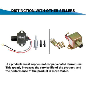 Planet Gates 12V Universal Fuel Pump 12 volt Solid State 4 to 6psi P electric  Facet style Petrol Diesel Ethanol OSIAS New
