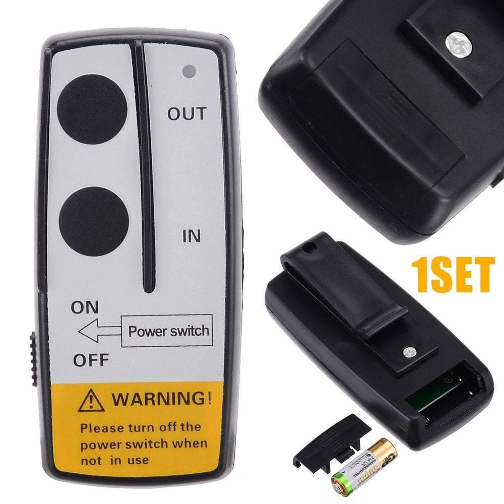 Planet Gates 12V Wireless Remote Control 2 Remote Kit for Truck Jeep ATV Winch + Key Fob Keychain Remote Car Electronics