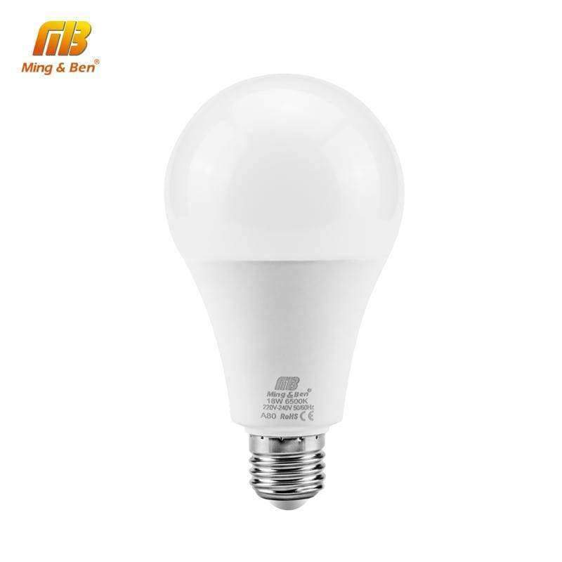Planet Gates 12W E27 / Cold White [MingBen]LED Bulb Lamps E27 E14 220V Light Bulb Smart IC Real Power 3W 5W 7W 9W 12W 15W 18W High Brightness Lampada LED Bombilla