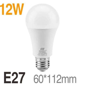 Planet Gates 12W E27 / Studená bílá [MingBen]LED žárovky E27 E14 220V žárovka Smart IC Reálný výkon 3W 5W 7W 9W 12W 15W 18W Vysoký jas Lampada LED Bombilla