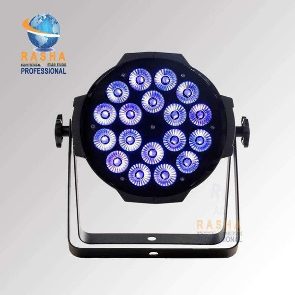 Planet Gates 12X LOT Rasha Hex 18*18W 6in1 RGBAW UV LED Par Light,Aluminum( LED Par Can With DMX IN&OUT,Power IN&OUT For Stage Event Project