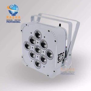 Planet Gates 12X Rasha Hex 9*18W 6in1 RGBAW+UV Built in Wireless DMX512 LED Flat Par Can,LED Profile Par Light,Disco Stage Light