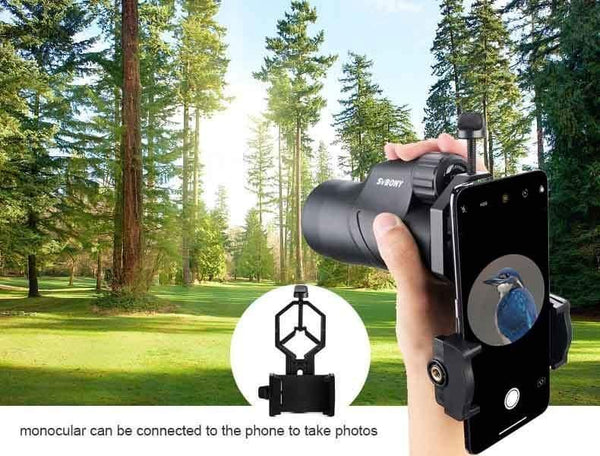 Planet Gates 12x50 Monocular BaK4 Prism Full Multi-coated Monoculars IPX7 Waterproof Telescopes Camping Hiking Hunting Spyglass F9338D