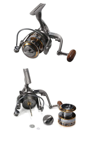 Planet Gates 13 / 1000 Series 13 Ball Bearing fishing reel Metal spool wheels spinning reel 5.2:1 1000-7000series fishing reels Sea Boat Spinning wheel