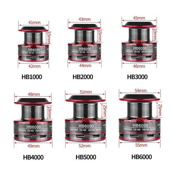 Planet Gates 13 / 1000 Series Fishing Reel All Metal Spool Spinning Reel 8KG Max Drag Stainless Steel Handle Line Spool Saltwater Fishing Accessories