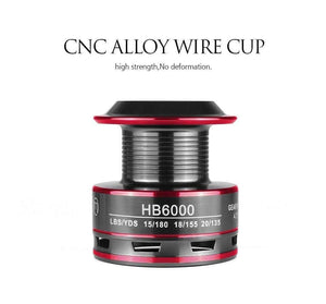 Planet Gates 13 / 1000 Series Fishing Reel All Metal Spool Spinning Reel 8KG Max Drag Stainless Steel Handle Line Spool Saltwater Fishing Accessories