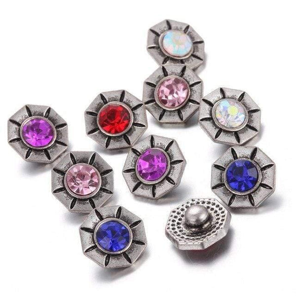 Planet Gates 13 10pcs/lot New Snap Jewelry Tree of Life 12mm Metal Snap Buttons Fit Snap Bracelet Bangles Necklaces