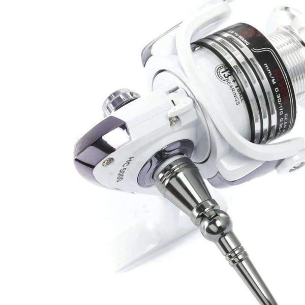 Planet Gates 13 + 1BB Gear Ratio Up to 5.2:1 Spinning Fishing Reel with Exchangeable Handle Automatic folding for Casting Line