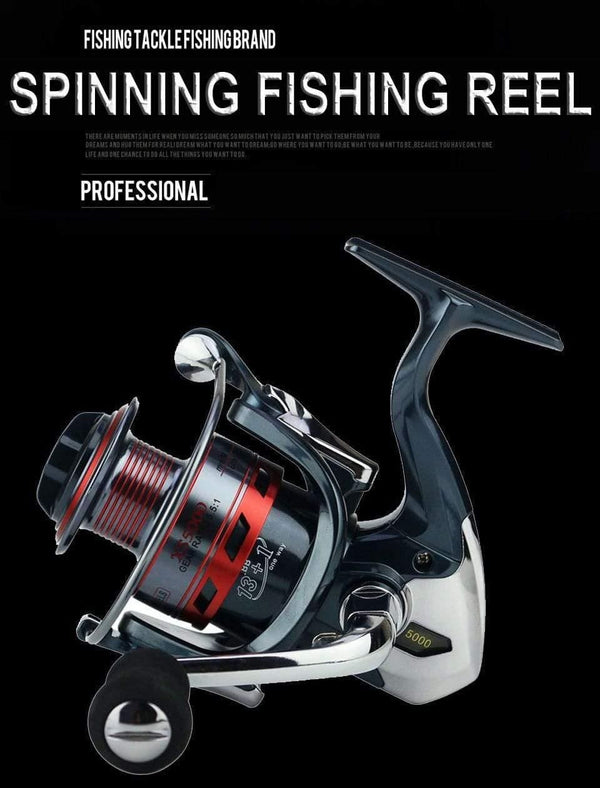Planet Gates 13+1BB Spinning Fishing Reel Metal XS1000-7000 Series Spinning Reel Fishing Tackle