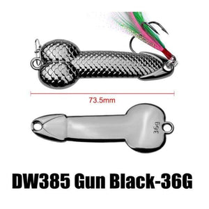 Planet Gates 13 1pcs High Quality Metal Spoon Lure 3g -36g Black Rose Gold  Metal Sequins with Feather Hard Lure For Bass Pike Carp Fishing