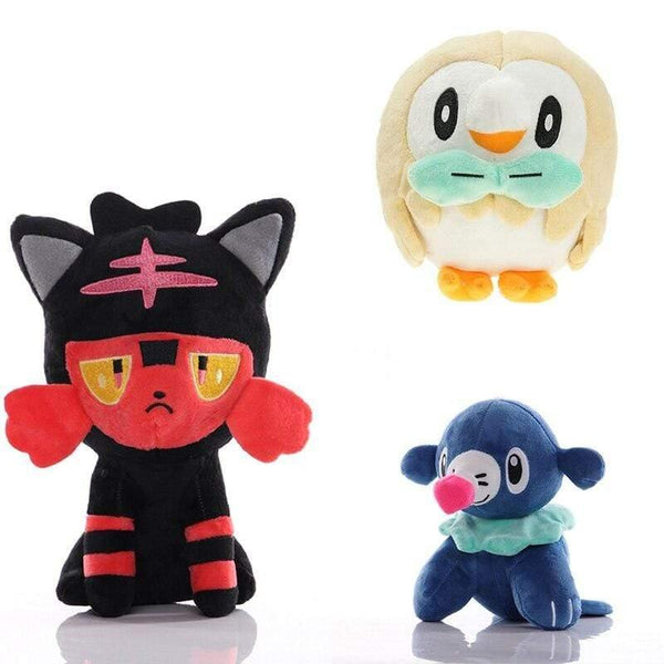 20cm Anime Gosanke Plush Toys Bulbasaur Charmander Squirtle Grookey Scorbunny Sobble Dolls Super Soft Toys For Child Kids Gifts