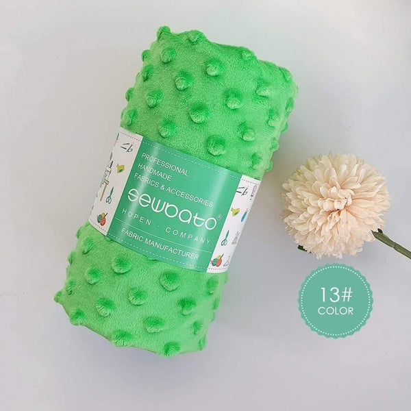 Planet Gates 13 / 70x100cm 70x100cm Minky Fabric For Sewing 30 Colors Super Soft Minky Dot Plush Fabric Eco-Friendly Polyester Handwork Fabric