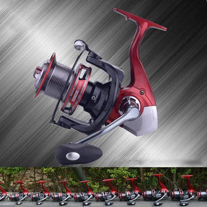 Planet Gates 13 / 8000 Series Sea Fishing Spinning Reel 8000 10000 12000 Metal Spool 13+1BB Saltwater Catfish Surfcasting Fishing Reel Distant Wheel