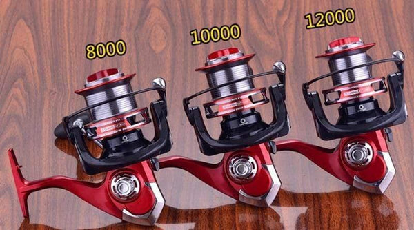 Planet Gates 13 / 8000 Series Sea Fishing Spinning Reel 8000 10000 12000 Metal Spool 13+1BB Saltwater Catfish Surfcasting Fishing Reel Distant Wheel