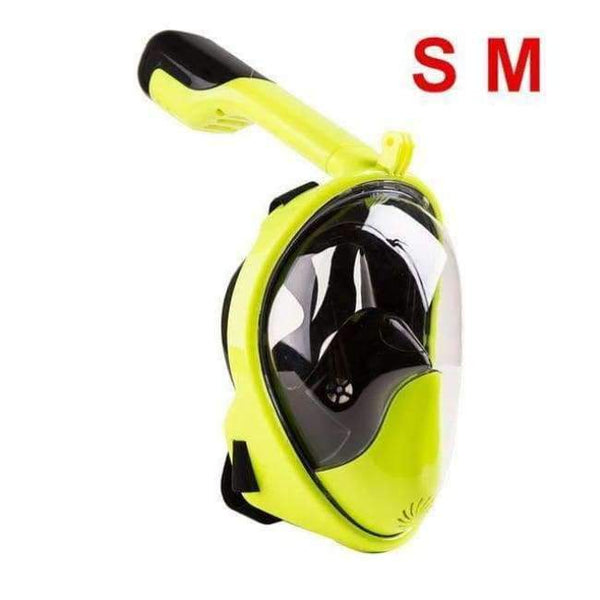Planet Gates 13 Anti-fog Anti-Leak Full Face Snorkeling MasksSwimming Snorkel Scuba Underwater Diving Mask Diving Three-piece
