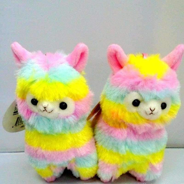 Planet Gates 13 cm RAINBOW Alpaca Plush Toy 3 Size Dolls For Children  High Quality Soft Cotton Baby Brinquedos  Animals For Gift