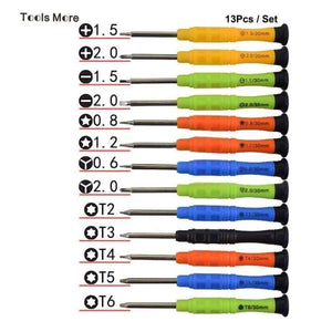 Planet Gates 13 In 1 Mini Precision Screwdriver Set Hands Tools for iPhone 4S 5S 6 6S 7 Samsung ect Phone Tablet Repair Free shipping