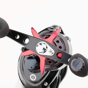 Planet Gates 13 / Left Hand Bait casting reel big game 12kg max drag saltwater Fishing reel light weight 11+1 BB 7.1:1 aluminium alloy body jigging reel