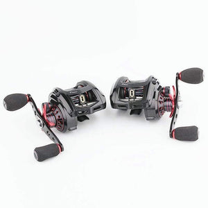 Planet Gates 13 / Left Hand Bait casting reel big game 12kg max drag saltwater Fishing reel light weight 11+1 BB 7.1:1 aluminium alloy body jigging reel