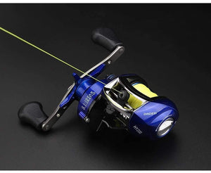 Planet Gates 13 / Left Hand / China 8.1:1 Ratio Dual Brake System Baitcasting Reel 8kg Drag Power 12+1 BB Lure Fishing Reel for Saltwater Fishing Wheel