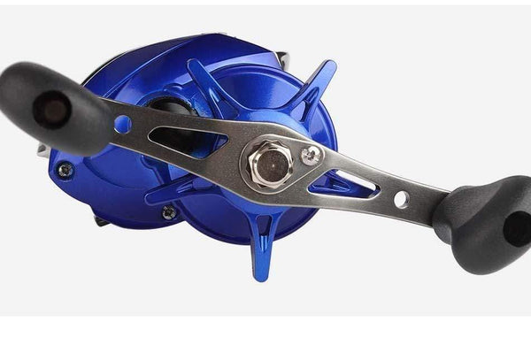 Planet Gates 13 / Left Hand / China 8.1:1 Ratio Dual Brake System Baitcasting Reel 8kg Drag Power 12+1 BB Lure Fishing Reel for Saltwater Fishing Wheel