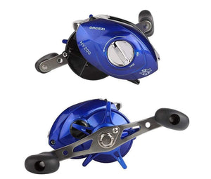 Planet Gates 13 / Left Hand / China 8.1:1 Ratio Dual Brake System Baitcasting Reel 8kg Drag Power 12+1 BB Lure Fishing Reel for Saltwater Fishing Wheel