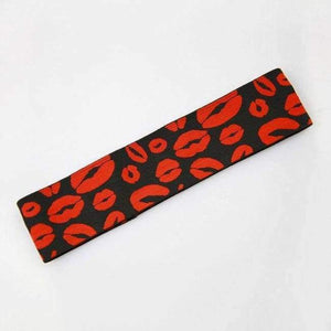 Planet Gates 13 red lips Men women elastic letters fitness yoga gym sport accessories tightens sweat movement headband Bicycle badminton run
