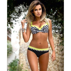 Planet Gates 13 / S Bikini Push Up Women Swimsuit Print Top biquini Brazilian bikinis Set Swim Bathing Suit Girl Beachwear Female Swimwear