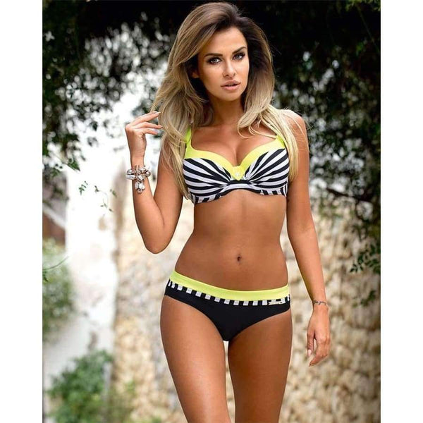 Planet Gates 13 / S Bikini Push Up Women Swimsuit Print Top biquini Brazilian bikinis Set Swim Bathing Suit Girl Beachwear Female Swimwear
