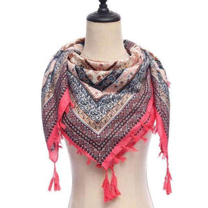 Planet Gates 13-xgh New brand women scarf square cotton shawls and wraps lady pashmina Tassels Bohemia foulard winter female bandana hijabs