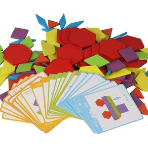 Planet Gates 130 PCS Wooden Puzzle Games Montessori Educational Toys For Children Jigsaw Puzzle Learning Wood Developing Toys For Boys Girls