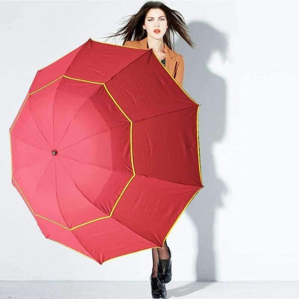 Planet Gates 130cm Big Top Quality Umbrella Men Rain Woman Windproof Large Paraguas Male Women Sun 3 Floding Big Umbrella Outdoor Parapluie