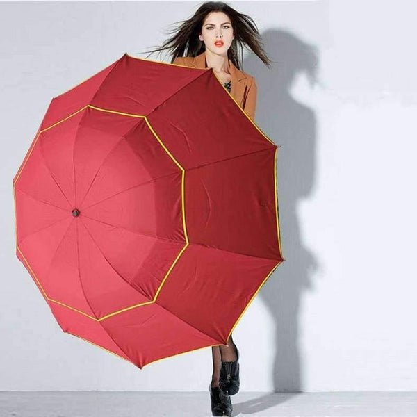 Planet Gates 130cm Big Top Quality Umbrella Men Rain Woman Windproof Large Paraguas Male Women Sun 3 Floding Big Umbrella Outdoor Parapluie