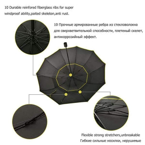 Planet Gates 130cm Big Top Quality Umbrella Men Rain Woman Windproof Large Paraguas Male Women Sun 3 Floding Big Umbrella Outdoor Parapluie