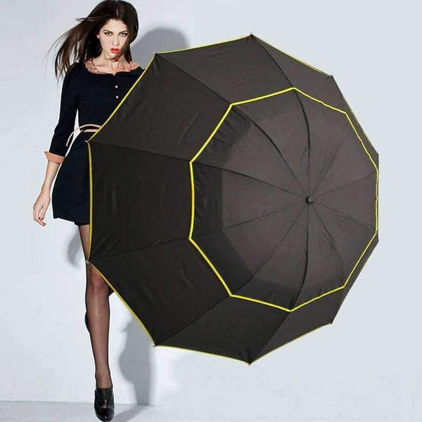Planet Gates 130cm Big Top Quality Umbrella Men Rain Woman Windproof Large Paraguas Male Women Sun 3 Floding Big Umbrella Outdoor Parapluie