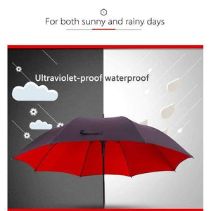 Planet Gates 130cm large umbrella male golf rain umbrella windproof double-layer auto-open long handle umbrella female male
