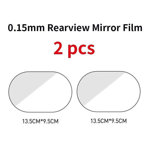Baseus 2Pcs 0.15mm Car Rearview Mirror Protective Films Anti Fog Window Foils Waterproof Rainproof Protective Car Sticker