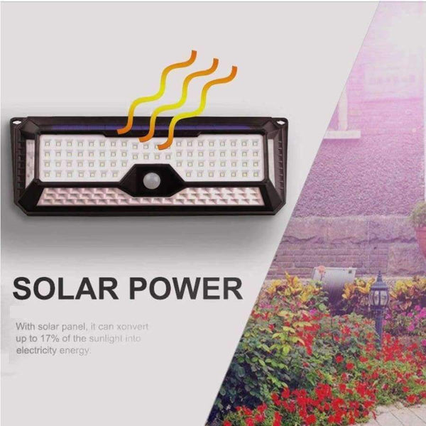 Planet Gates 136/90/118 LED Solar Wall Lamp Motion Sensor PIR LED Solar Path Lights Waterproof IP65 Outdoor Lighting Garden Street Wall Light