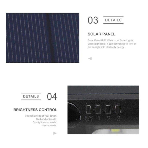 Planet Gates 136/90/118 LED Solar Wall Lamp Motion Sensor PIR LED Solar Path Lights Waterproof IP65 Outdoor Lighting Garden Street Wall Light