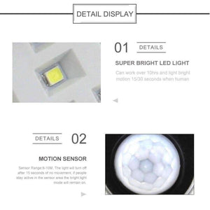 Planet Gates 136/90/118 LED Solar Wall Lamp Motion Sensor PIR LED Solar Path Lights Waterproof IP65 Outdoor Lighting Garden Street Wall Light