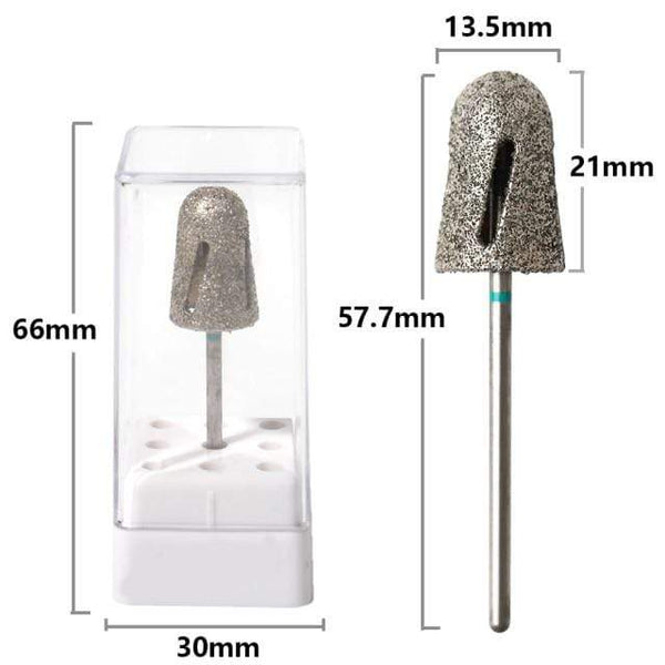 Planet Gates 13mm 80 grit Machine Nail Drill Bits Zebra Sanding Bands Foot Care Polishing Manicure Gel Polish Remover Replacement Tools Cutter